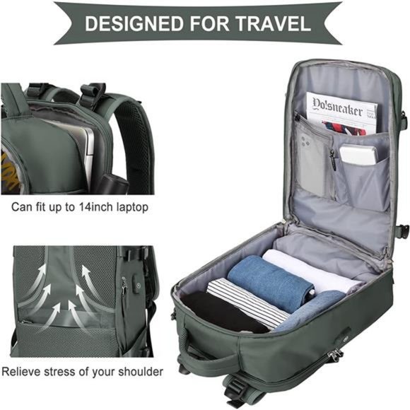 coowoz Large Travel Backpack Women, Carry On Backpack,Hiking Backpack Wa… main image 6